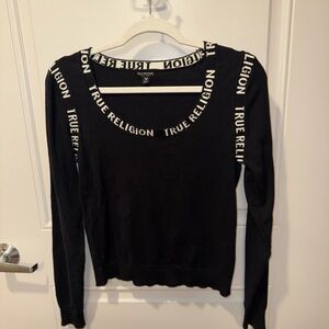 True Religion Black Women's Sweater